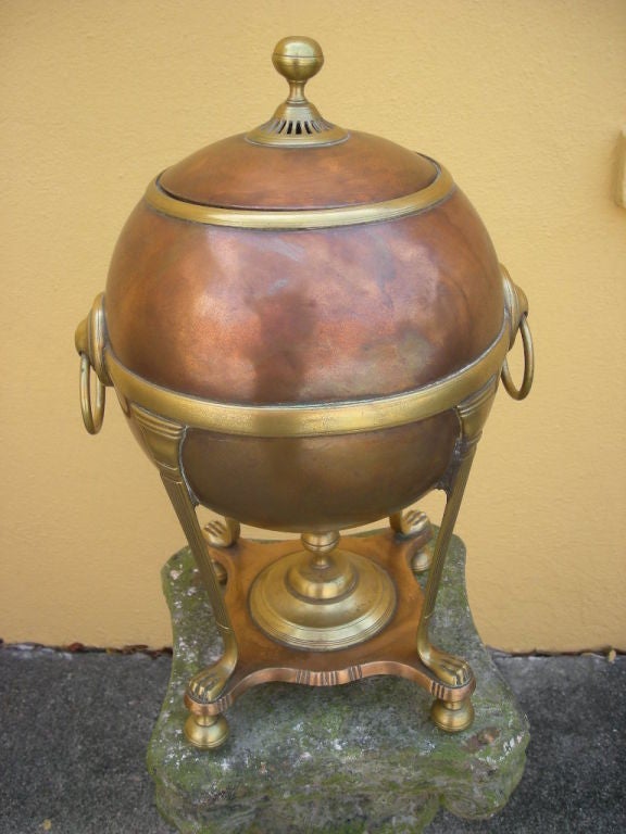 Antique Copper English Imperial Samovar 3