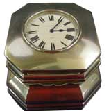 Black Starr & Frost Sterling Silver Inkwell and Pocket Watch