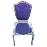 Lucite Baroque Chair