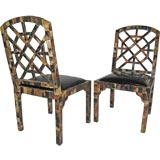 Pair of Colombian Horn Chairs