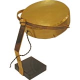 Italian Brass and Slate Desk Lamp