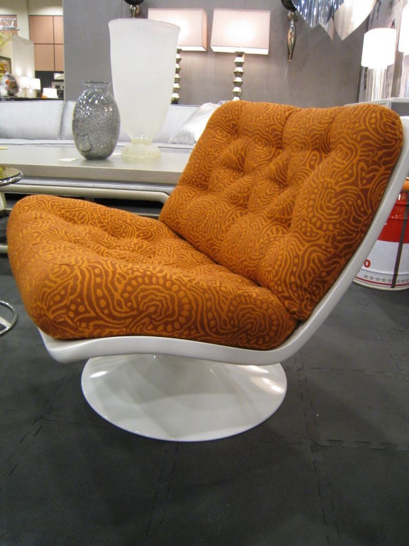 Mid-20th Century Pair of Geoffrey Harcourt Swivel Lounge Chairs for Artifort