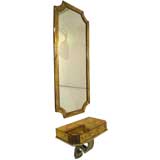 Venetian  Eglomise Mirror and Console Table