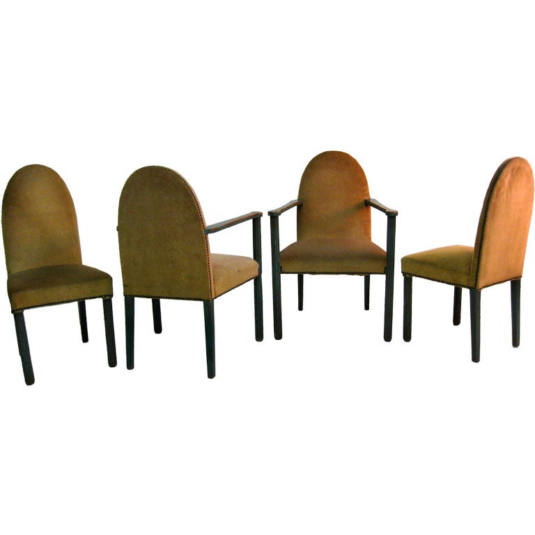 Set of  4  Modernist   Chairs For Sale