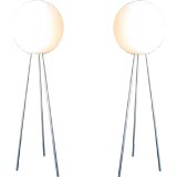Pair of  Fontana Arte Prima Signora Floor Lamps