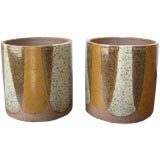 Pair of David Cressey Architectural Pottery Pots