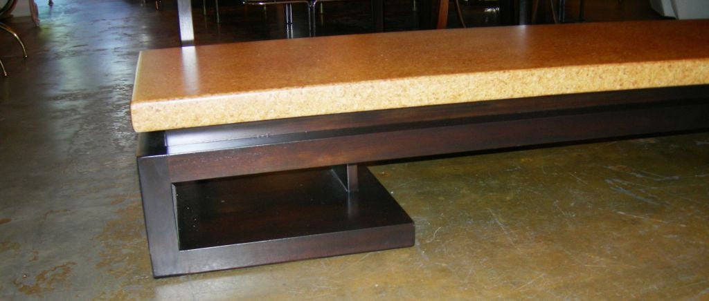 7 Foot Paul Frankl Cork Table/Bench