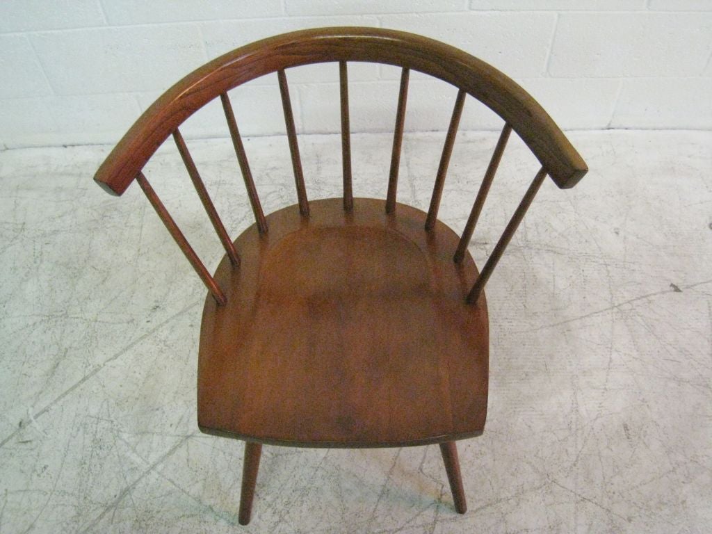 Pair of George Nakashima for Knoll Dining Chairs at 1stdibs