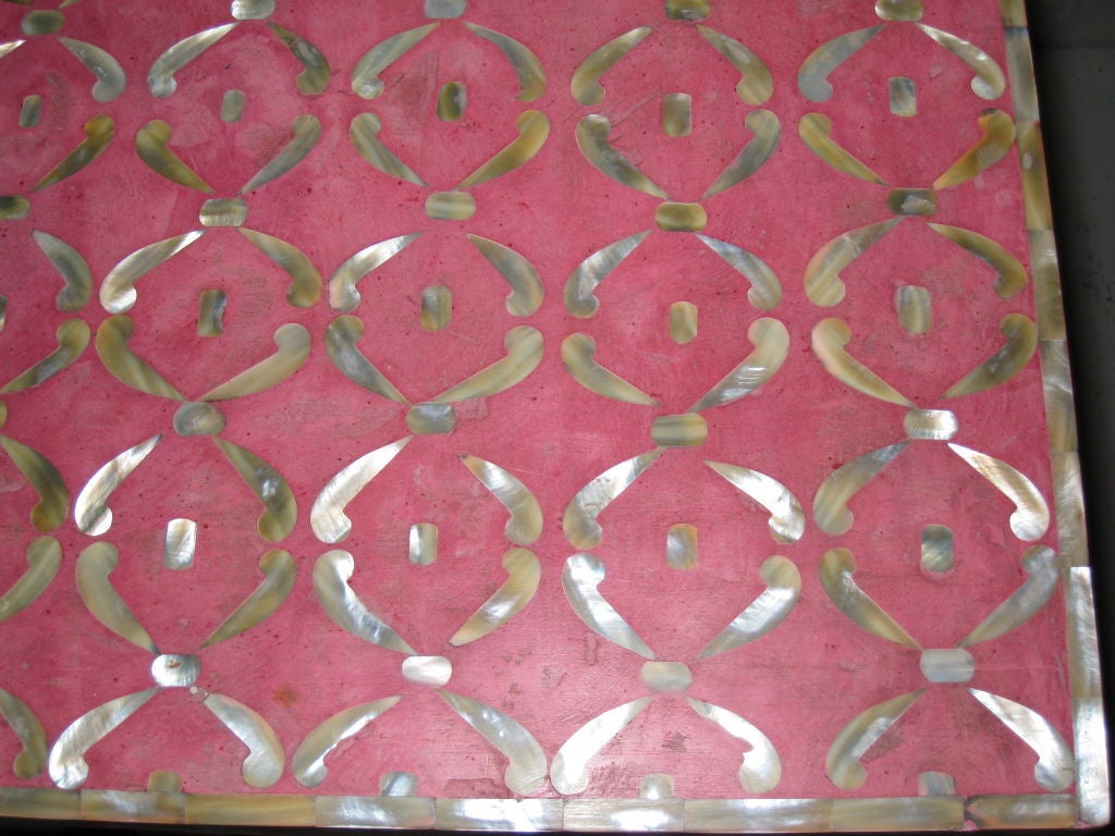20th Century Mother of Pearl and Resin Cabinet