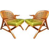Pair of Edward Wormley  Janus  Lounge Chairs