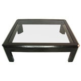 Maitland Smith Leather Clad Coffee Table