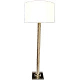 1930s Lucite Twist  Floor Lamp