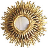 22 KT Gilt Spanish Mirror