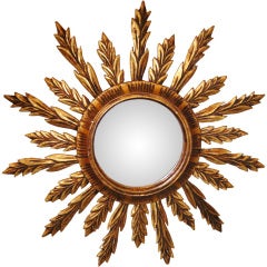 Spanish Gilt Over Wood Mirror 10