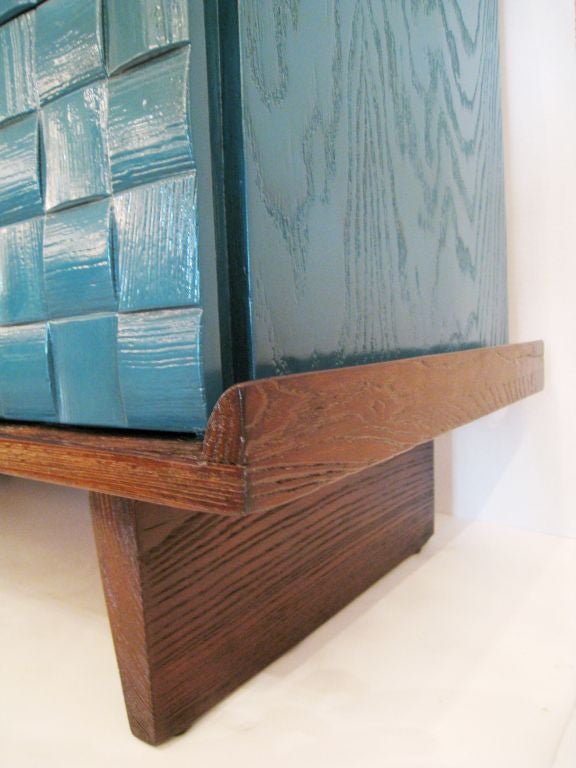 Paul Laszlo Basket Weave Cabinet 3