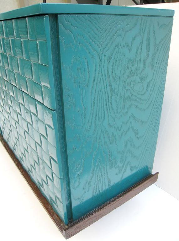 Paul Laszlo Basket Weave Cabinet 2