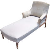 Antique Napoleon III Chaise