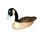 HAND CARVED AND PAINTED WOODEN DECOY