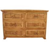 WOOD CHEST OF DRAWERS / DRESSER