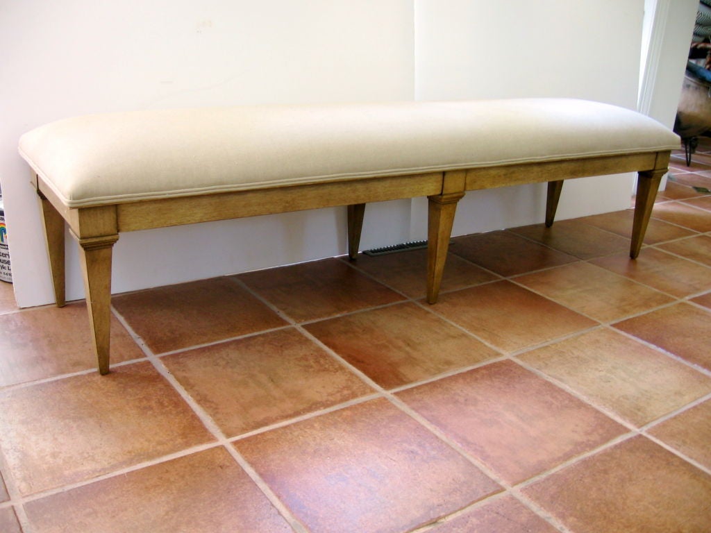 EXTRA LONG UPHOLSTERED BENCH