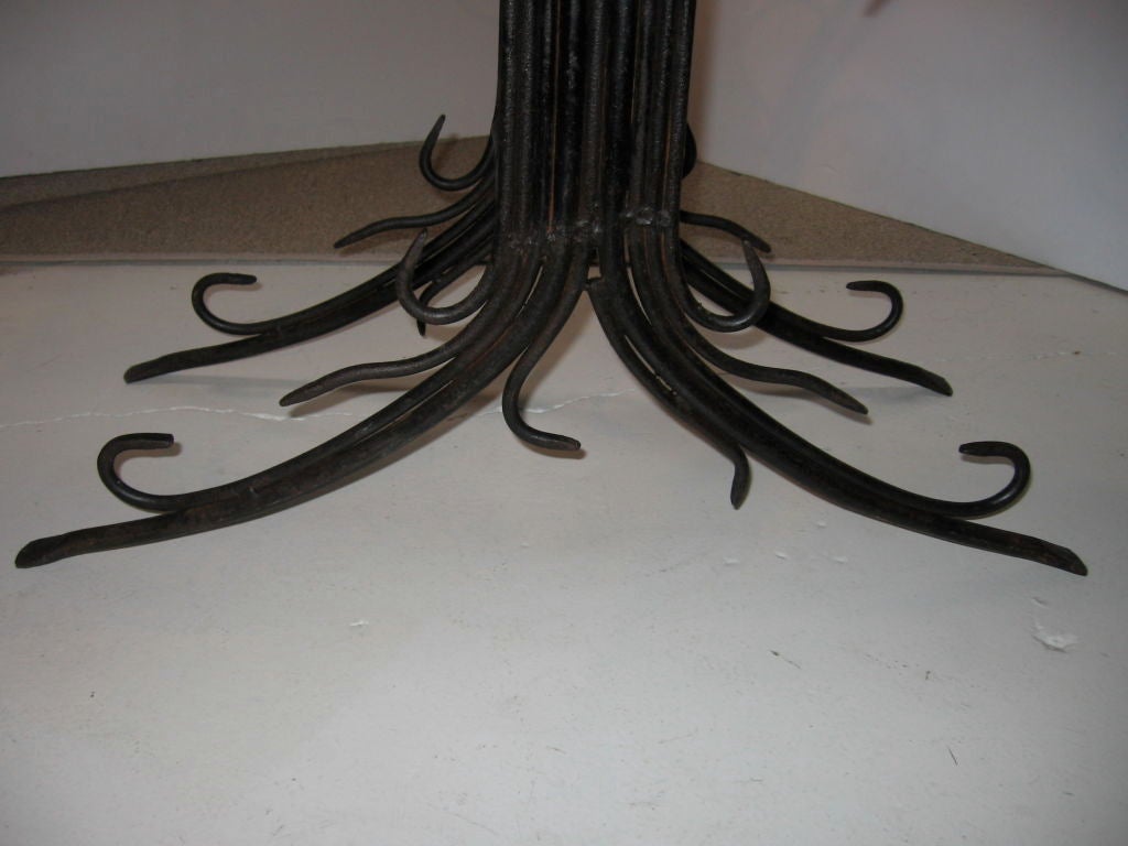 Late 20th Century Wrought Iron Console / Sofa Table