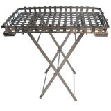 FOLDING METAL TRAY TABLE