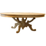 reproduction Belgian dining table in oak