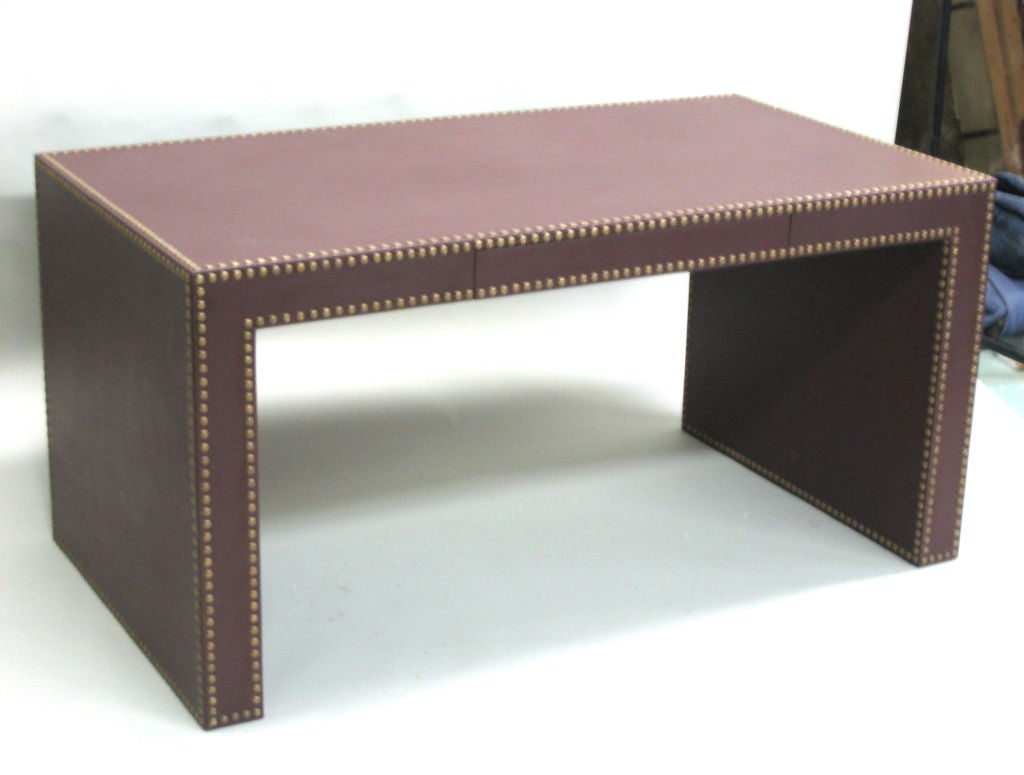 leather table