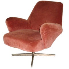 Italian Swivel Armchair by Forma Nova