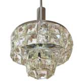 Art Deco Cut Crystal Fixture