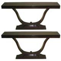 Two French Art Deco Sofa Tables / Consoles 11