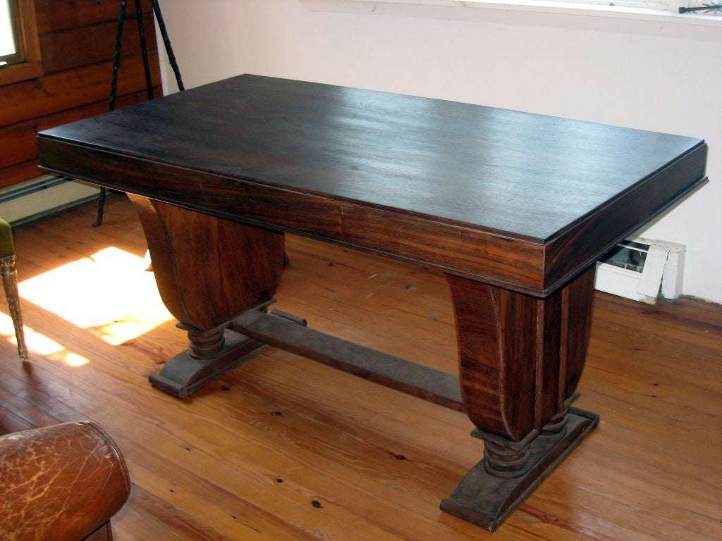 French Art Deco Desk / Writing or Dining Table For Sale