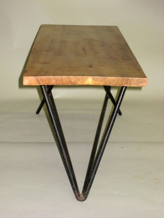 Iconic French Modernist Cocktail Table / Bench by Pierre Guariche 1