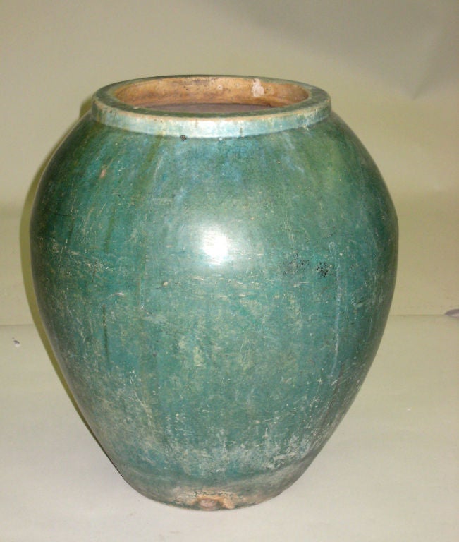 A Large Celadon Urn / Vase