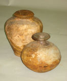 2 Antique Khmer Jars/Vases