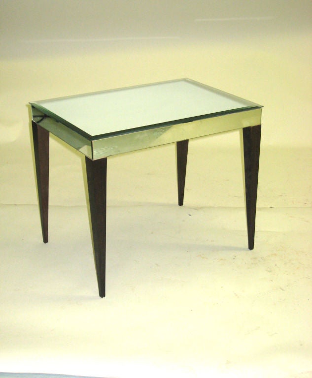 Pair of French Mirrored Tables