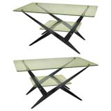 2 Italian Mid-Century Modern Coffee / Side Tables by Angelo Ostuni for O-Luce