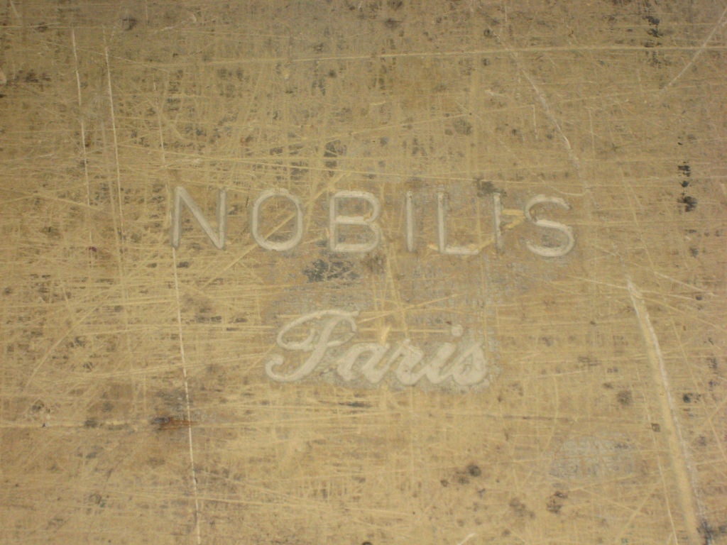 Wood French Modern Neoclassical Lacquered Table / Bench by Alberto Pinto for Nobilis For Sale