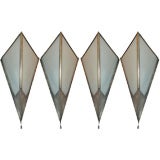 2 Pairs of Art Moderne Sconces