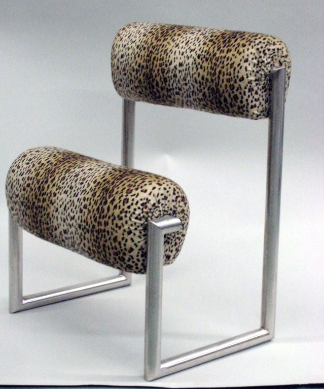 Important Pair of Modernist Chairs by Nanda Vigo