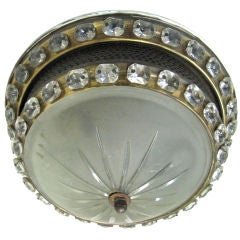 Beaded Glass Fixture Attributed by Jansen