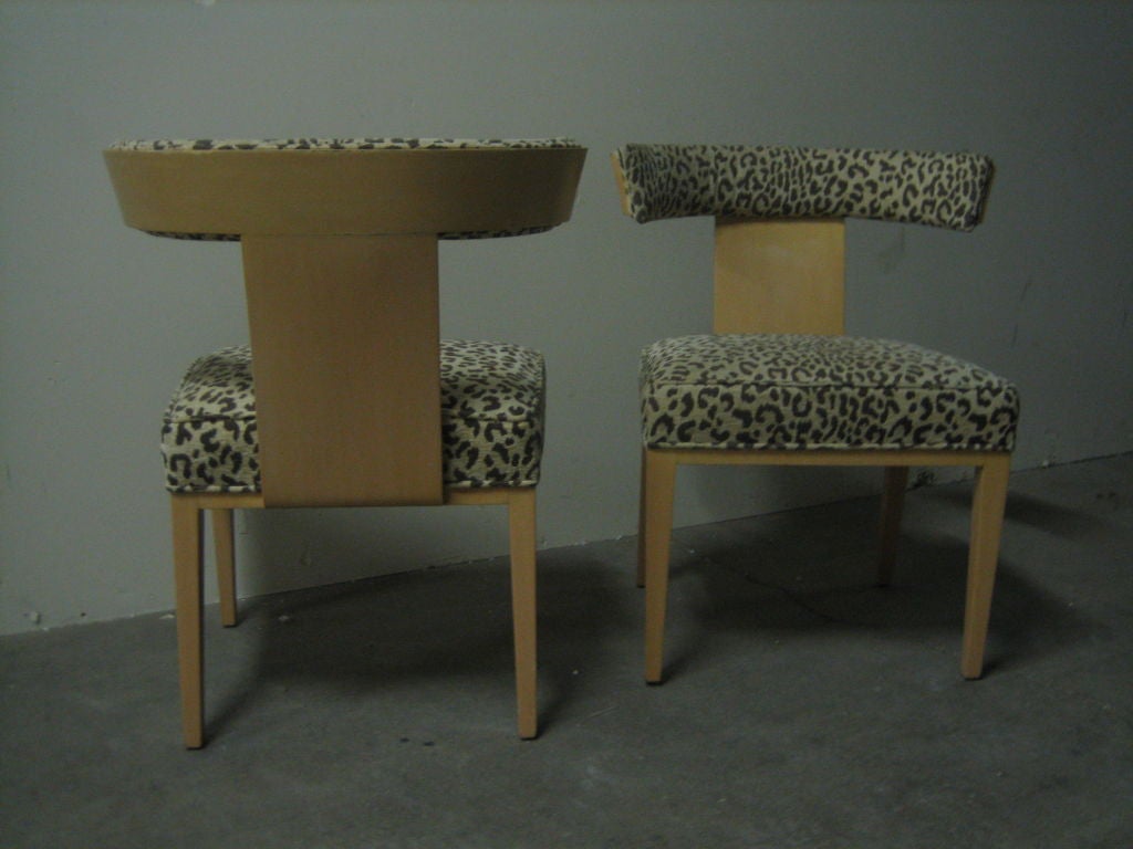 Ultrafabulous Samuel Marx Curved Back Chairs