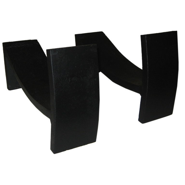 Samuel Marx Andirons from May Residence For Sale