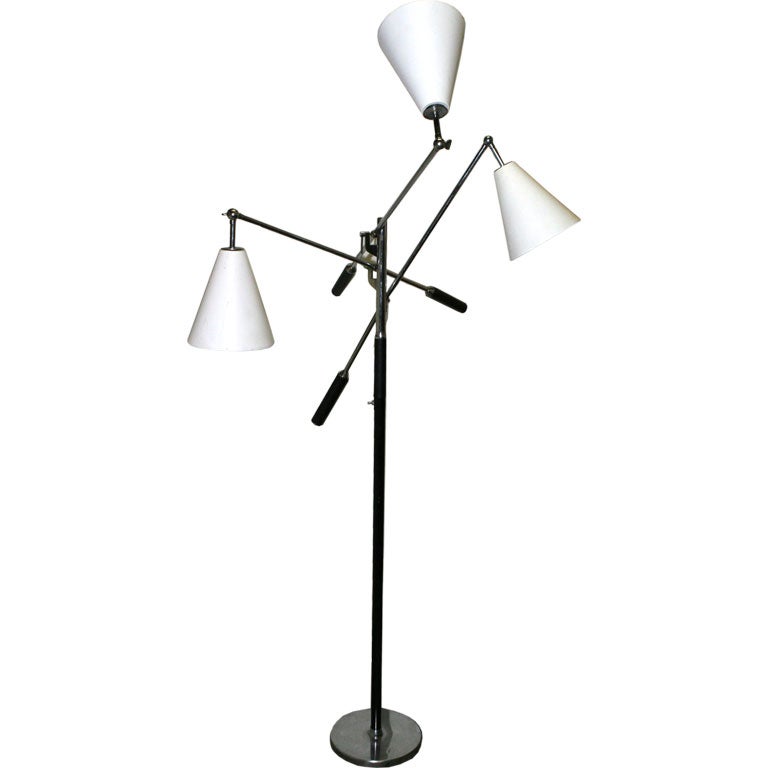 The Classic Arteluce Triennale Floor Lamp For Sale