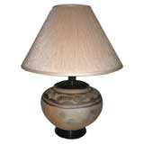 Samuel Marx Indian Pottery Lamp