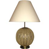 Barovier Coronato D'oro Sphere Lamp