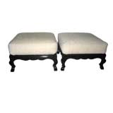 Pair of Wonderful Poufs