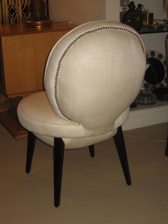 BIzarre Yet Fantastic Silk Side Chair