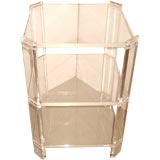 Vintage Chaming Lucite Three Tier Table
