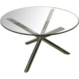 Chrome "Spike" Dining Table